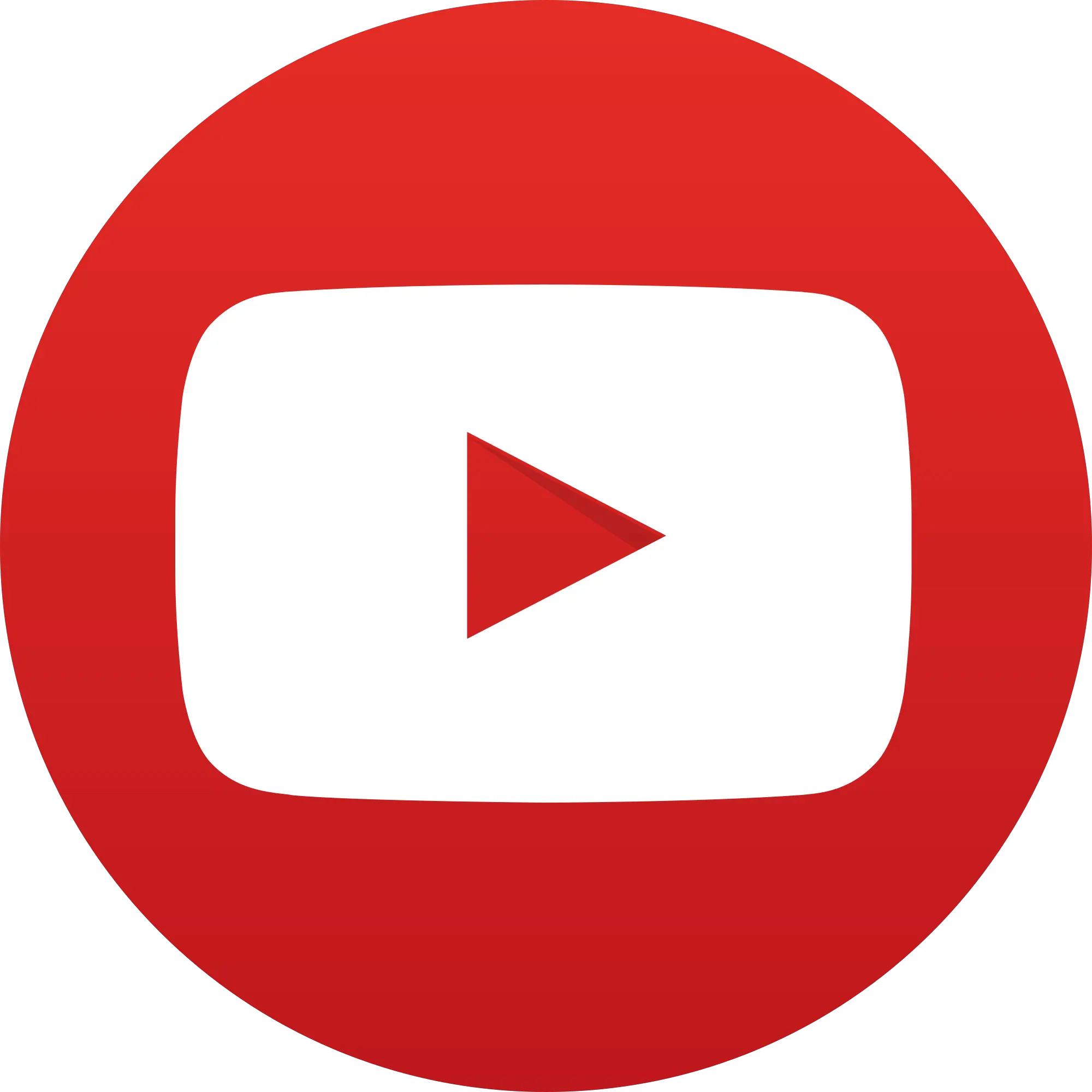 Youtube Play Button Circular Youtube Round Logo Transparent