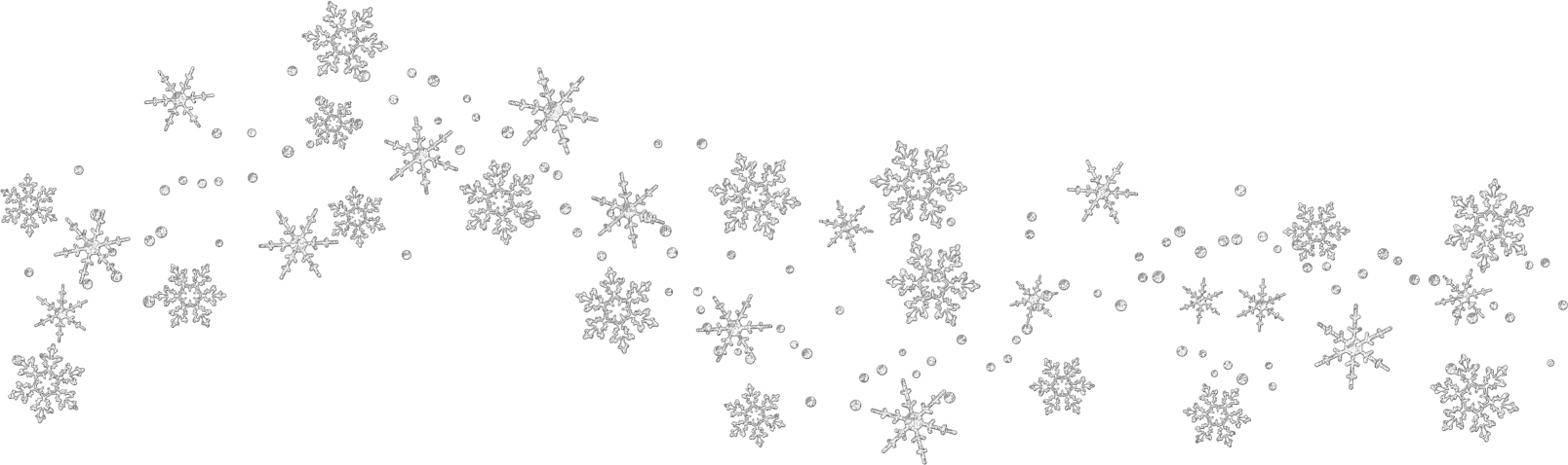Transparent Snowflakes Clipart M Transparent Background Snow Border