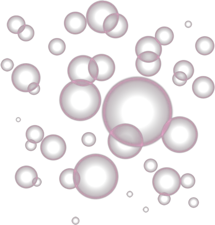 Transparent Pink Bubbles Clipart Circle