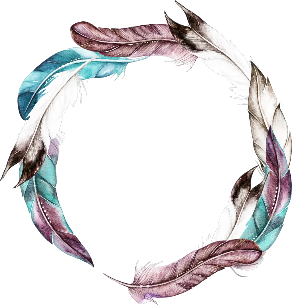 Colorful Hand Drawn Feathers Cartoon Watercolor Beautiful Watercolor Painting