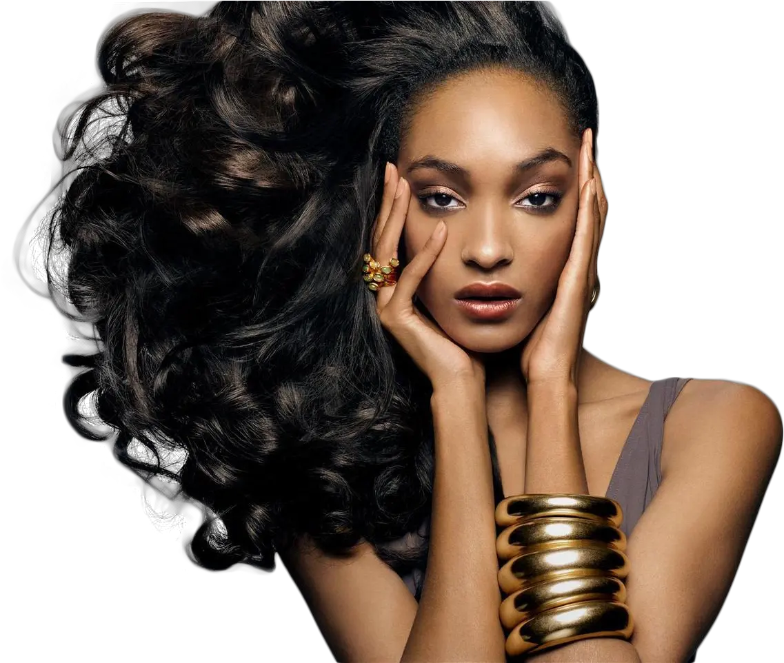 Hair Extensions Png -graphic Transparent Stock Png Black Hair Model Png