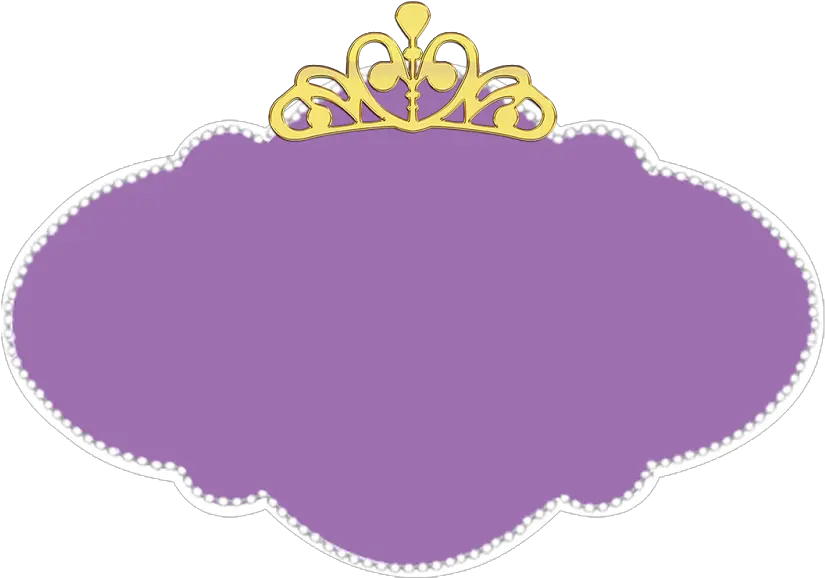 Sofia The First Crown Clipart Sofia The First Banner Png