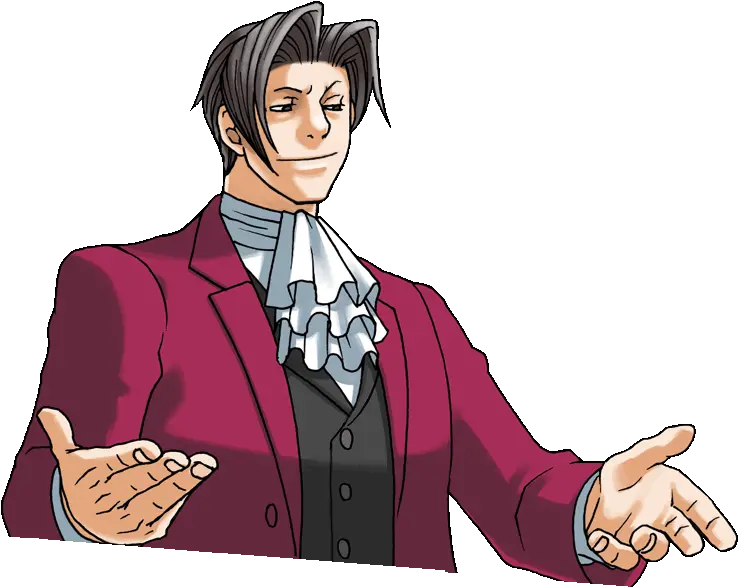 Sticker Other Ace Attorney Benjamin Hunter Reiji Mitsurugi Phoenix Wright Ace Attorney Miles Edgew