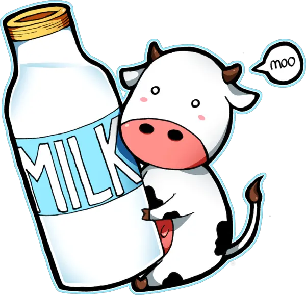 Drawing Cow Milk Cow Milk Cartoon Png
