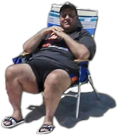 Chris Christie Beach Chair Png Chris Christie On The Beach