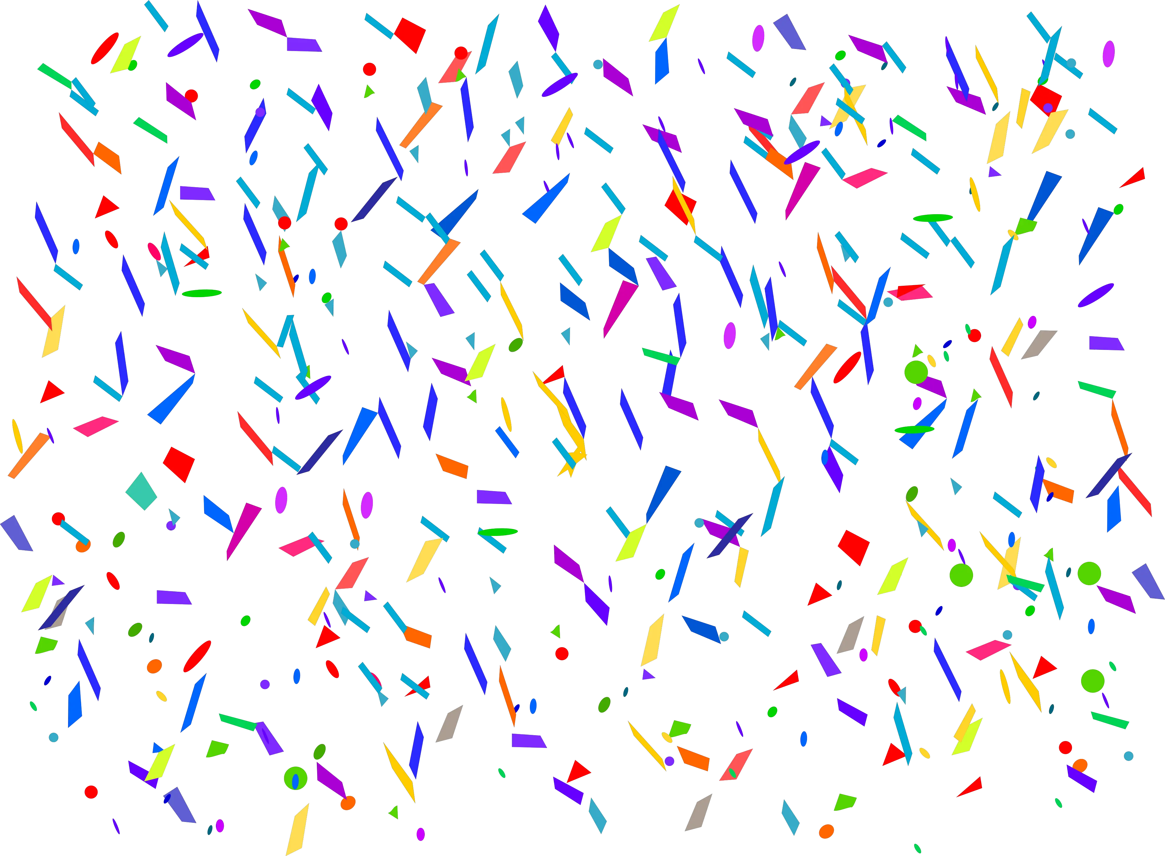 4 Confetti Background Transparent Background Confetti Png