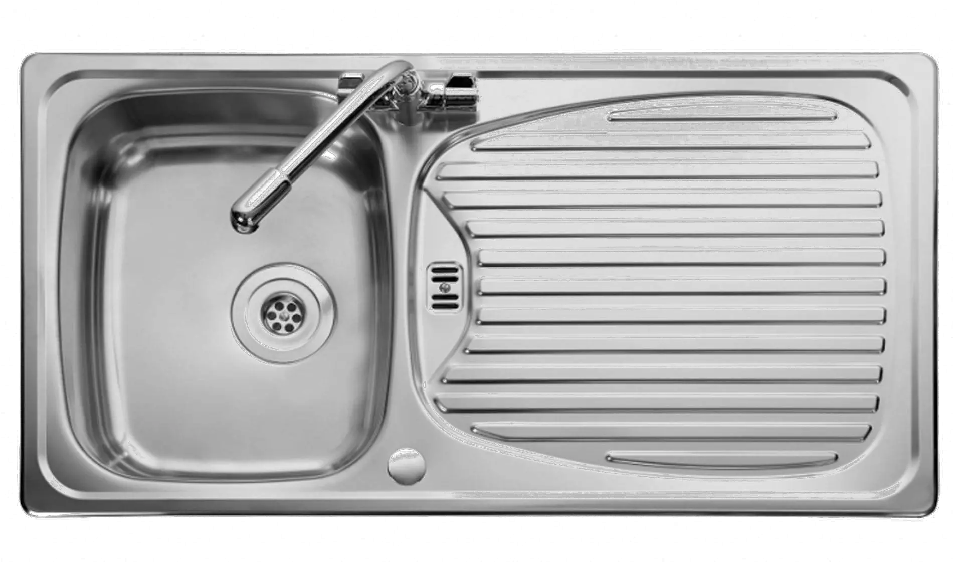 Stainless Steel Kitchen Sink Png Transparent Image Kitchen Sink Top View Png