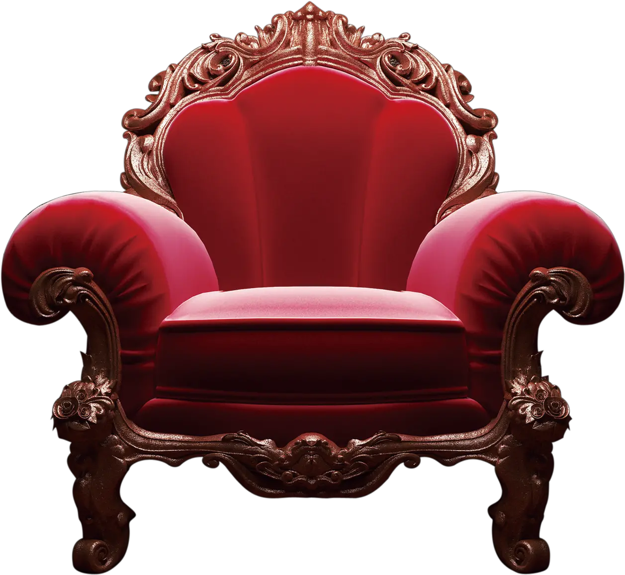 Red Chair Png Single Red Sofa Png