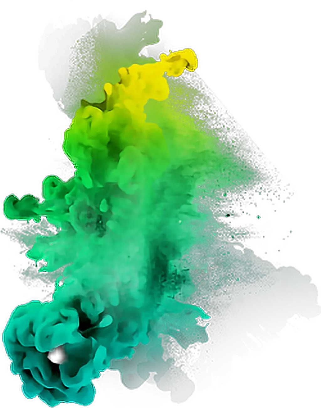 Smokebomb Smokeeffect Sticker By Luismartinez Report Green Smoke Transparent Background