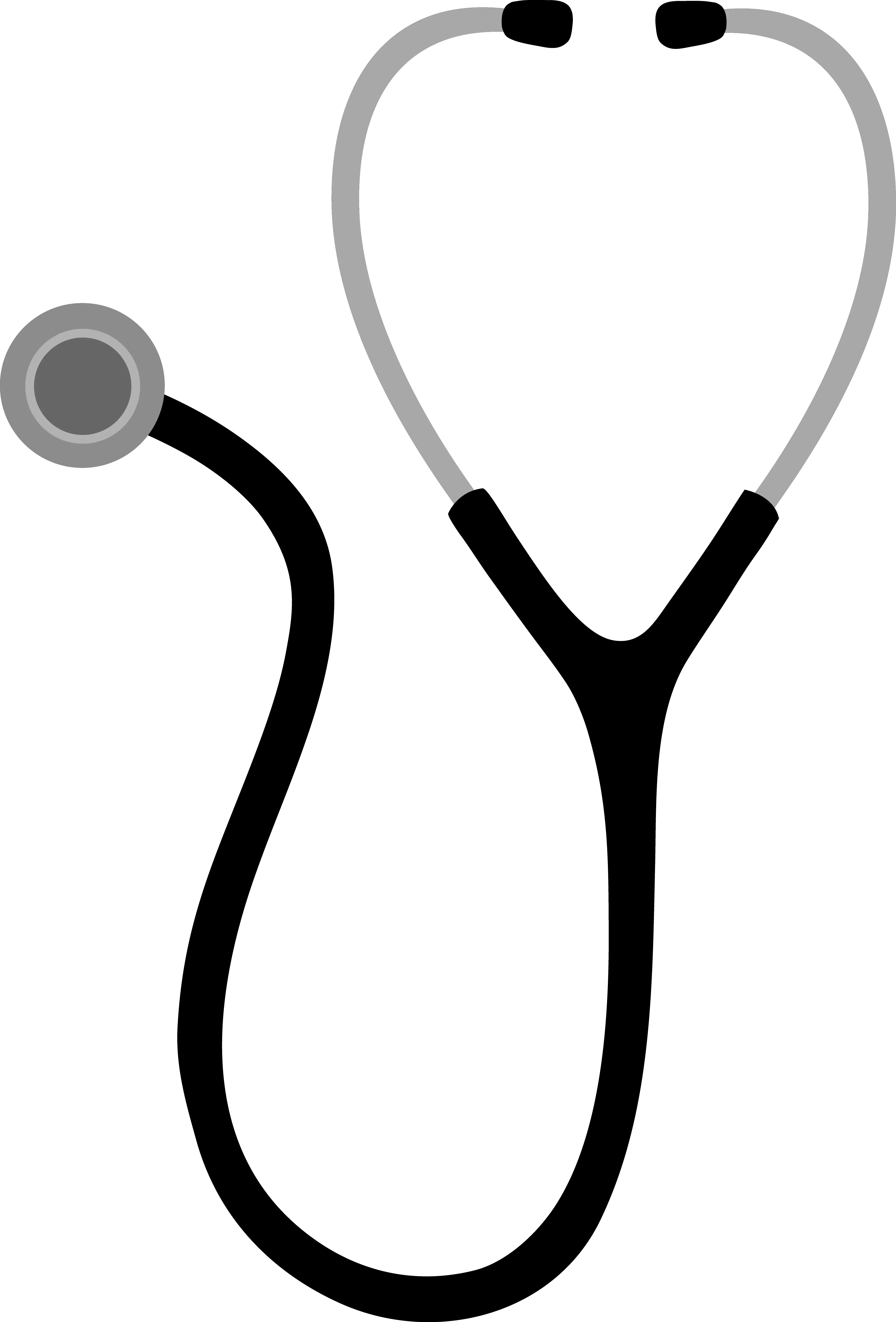 Stethoscope Silhouette Clipart Transparent Stethoscope Clip Art