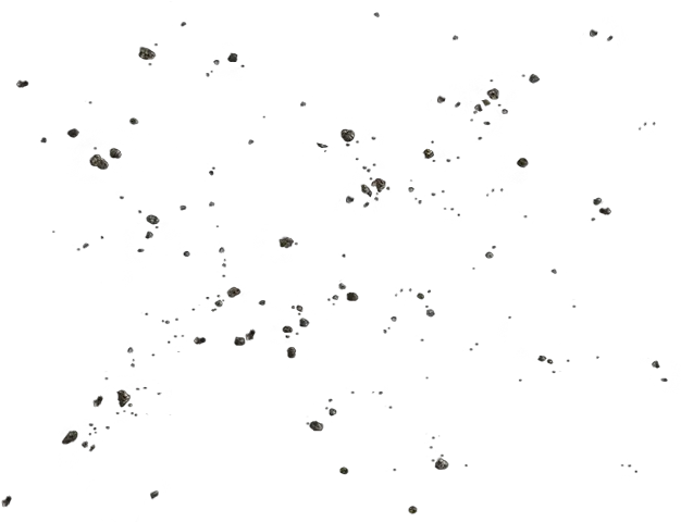 Space Rocks Transparent Background