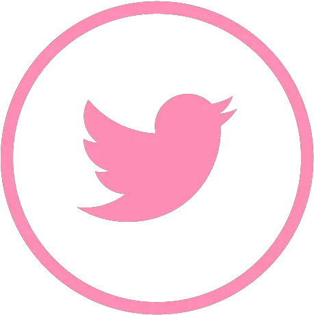 Pink Twitter Logo Png