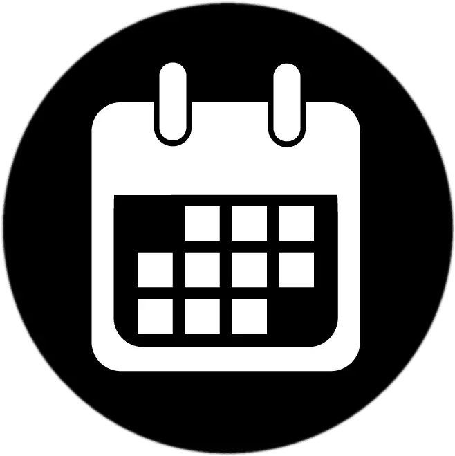 Calendar Emblem Events Icon Png White
