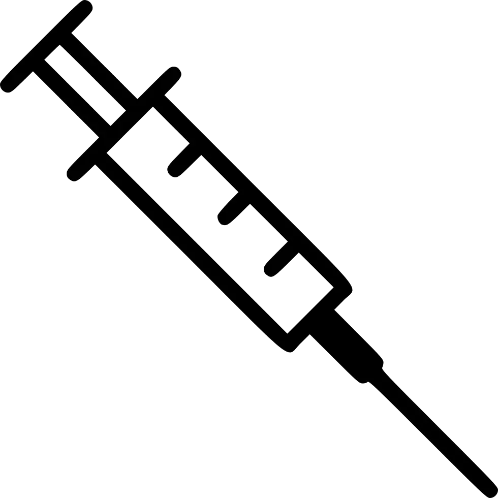 Syringe Injection Drug Steroid Vaccine Clipart Png
