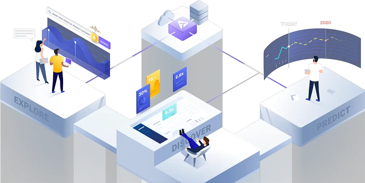Illustration Showing Data Analysis Ai Data Analytics Illustration
