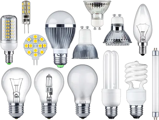 All Types Of Light Bulbs