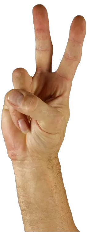 Harmony Peace Hope Sign Language Finger Two Hand Background Peace Sign Hand Png