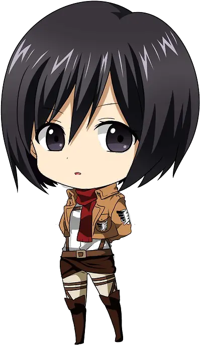 Shingeki No Kyojin Mikasa Chibi