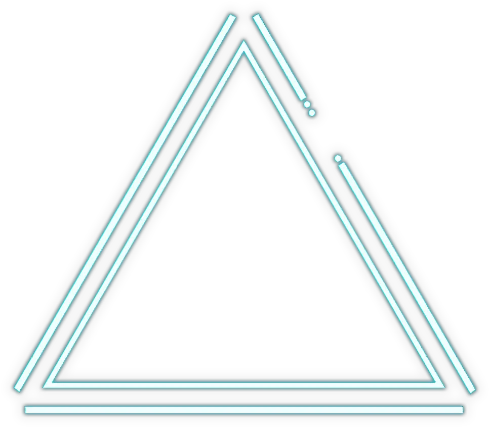 neon glow effect neoneffect border triangleart Triangle