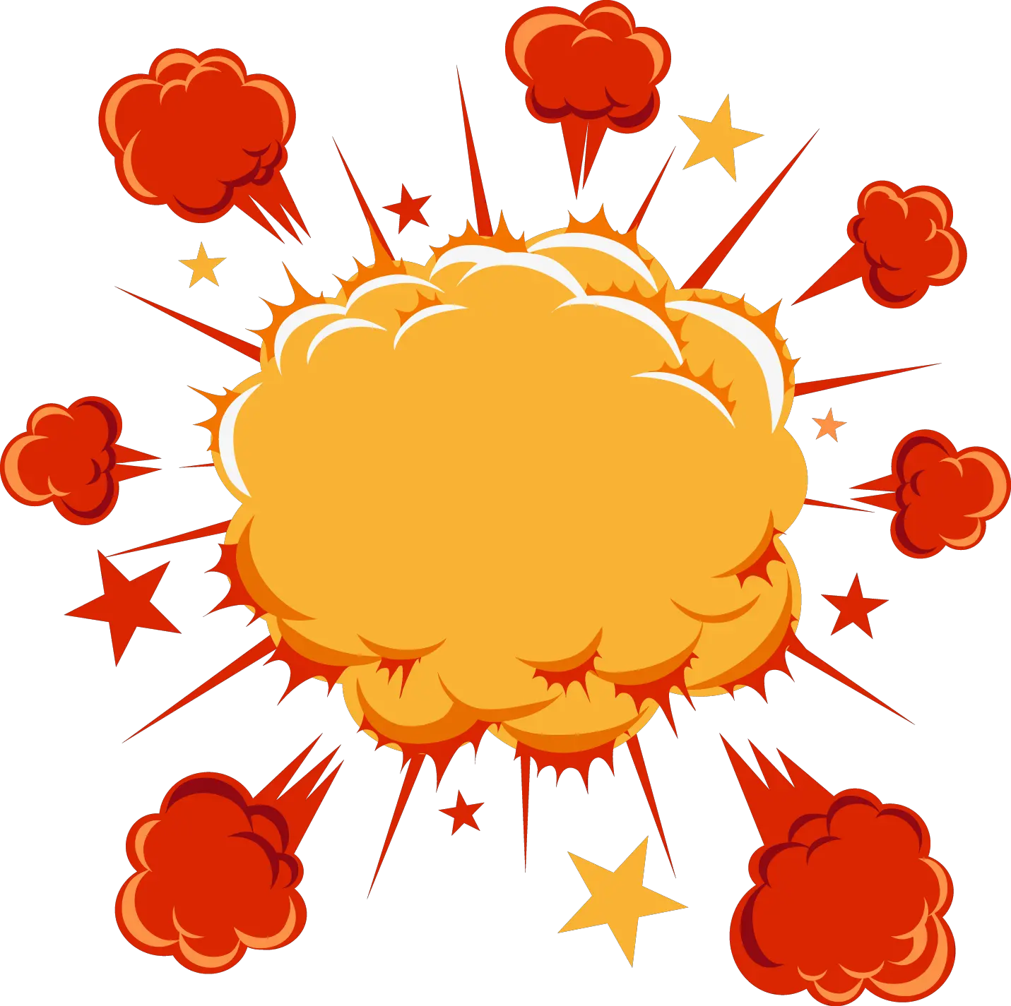 Cartoon Comics Cloud Labeled Cartoon Comic Explosion Png