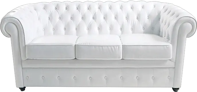 White Leather Sofa