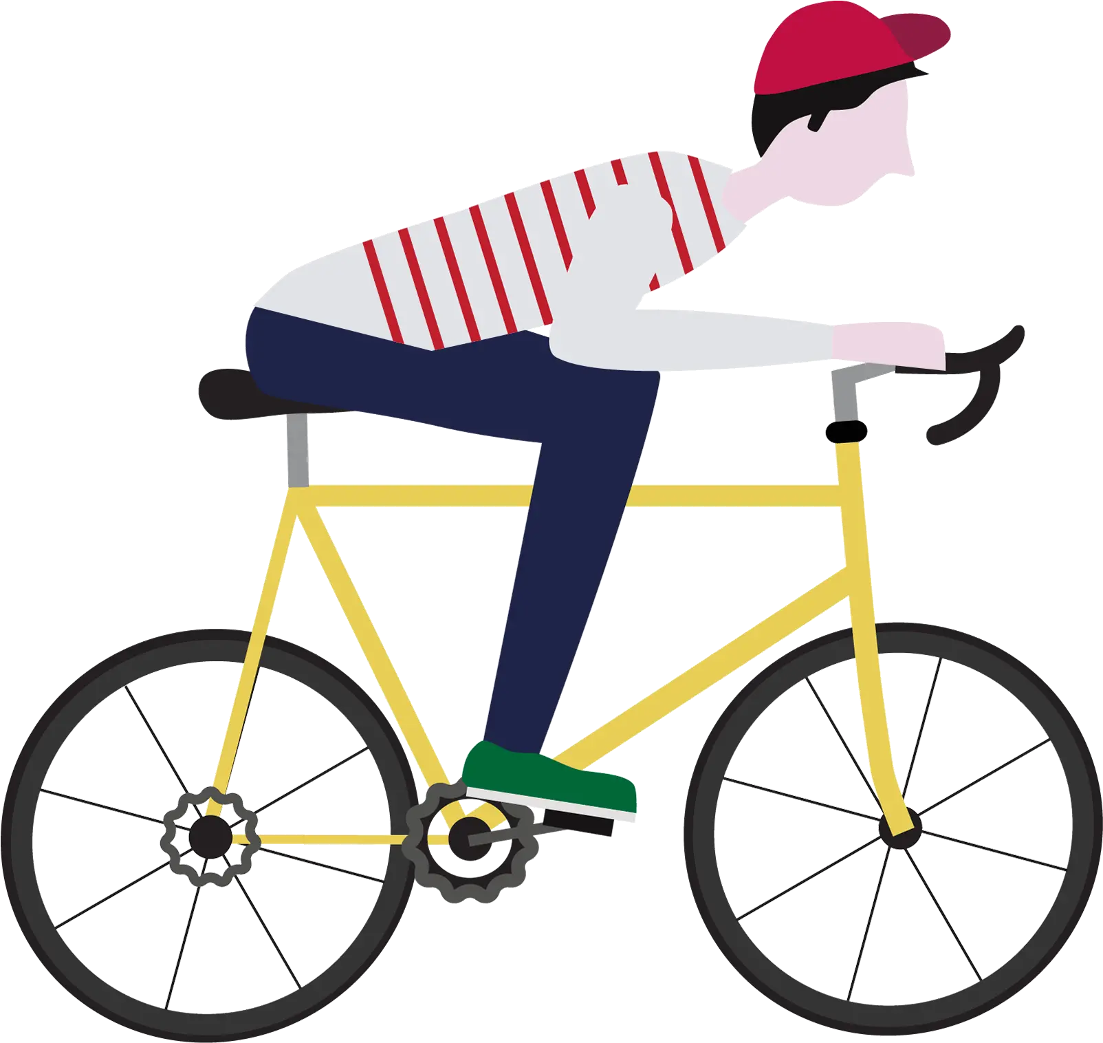 Clipart Freeuse Bike Transparent Animated Riding Bicycle Gif Transparent