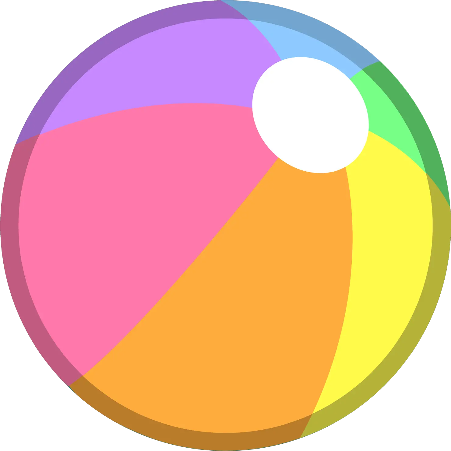 Beach Ball Png Cartoon Beach Ball Png