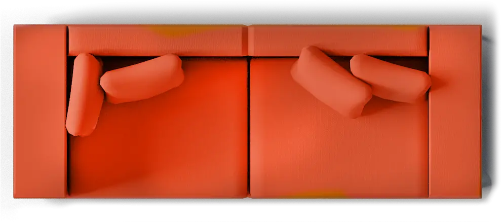 Tylosand 3 Seat Sofa Bed Top Sofa Bed Top View Png
