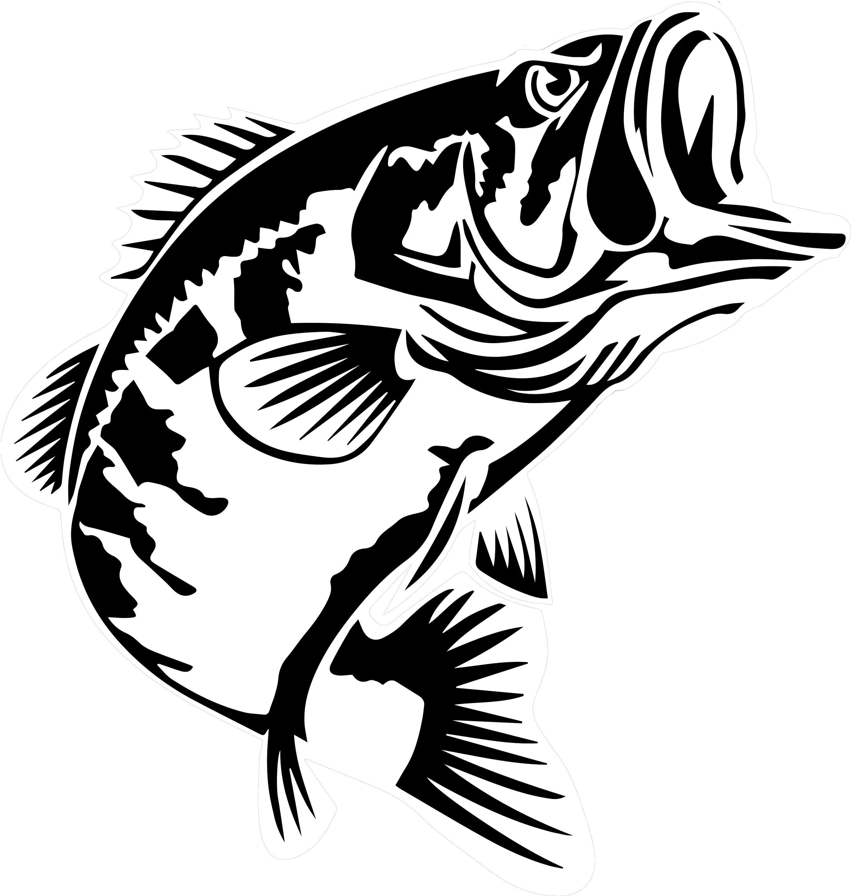 Bass Fishing Largemouth Bass 2016 Bassmaster Classic Largemouth Bass Bass Fish Silhouette