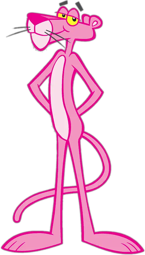 Pink Panther Paws Behind Back Pink Panther