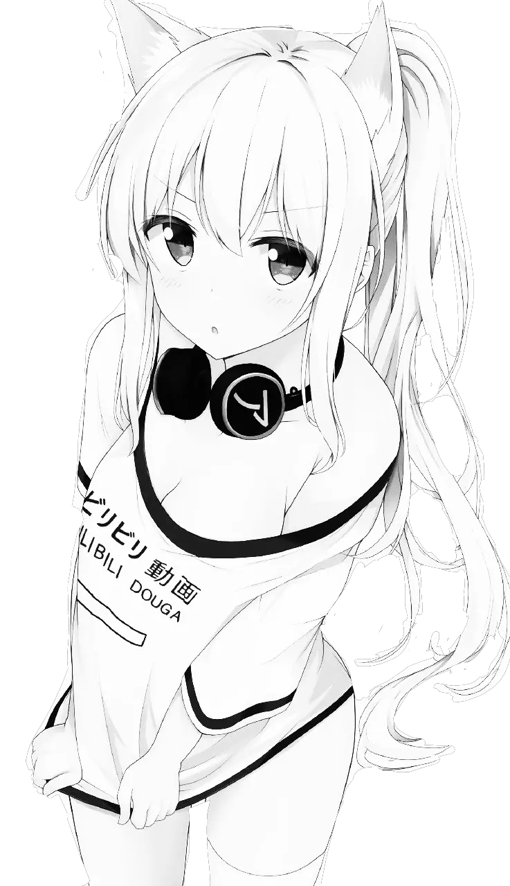 Anime Ecchi Png Cute Anime Girls With Headphones