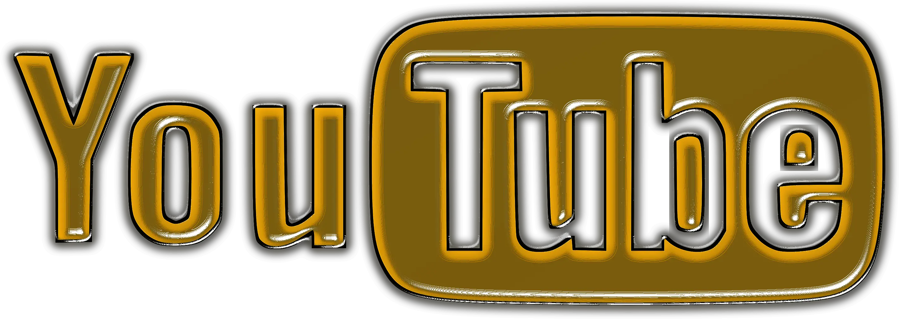 Icon Symbol Internet Website Logo Transparent Golden Youtube Logo