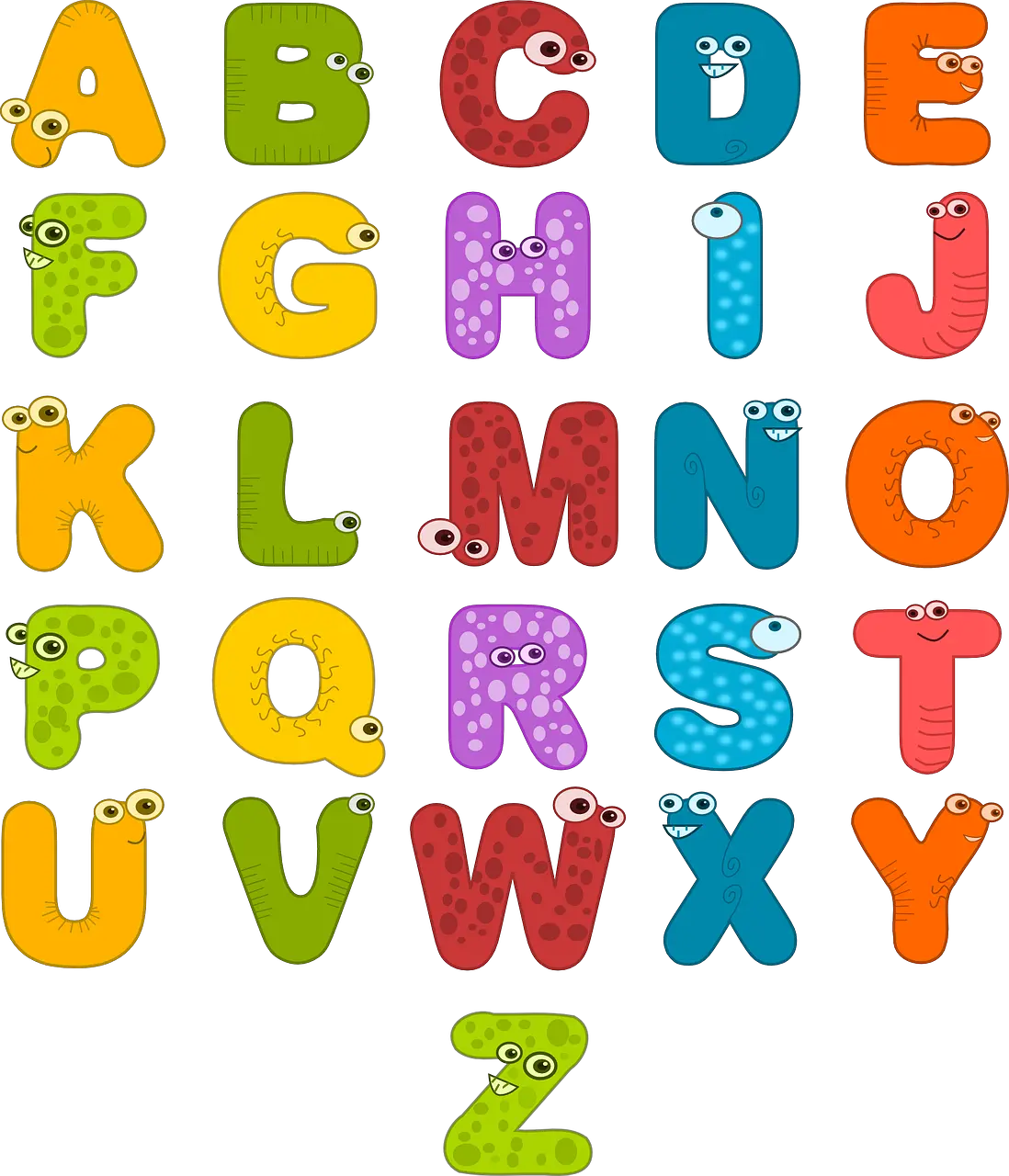 Alphabet Clipart