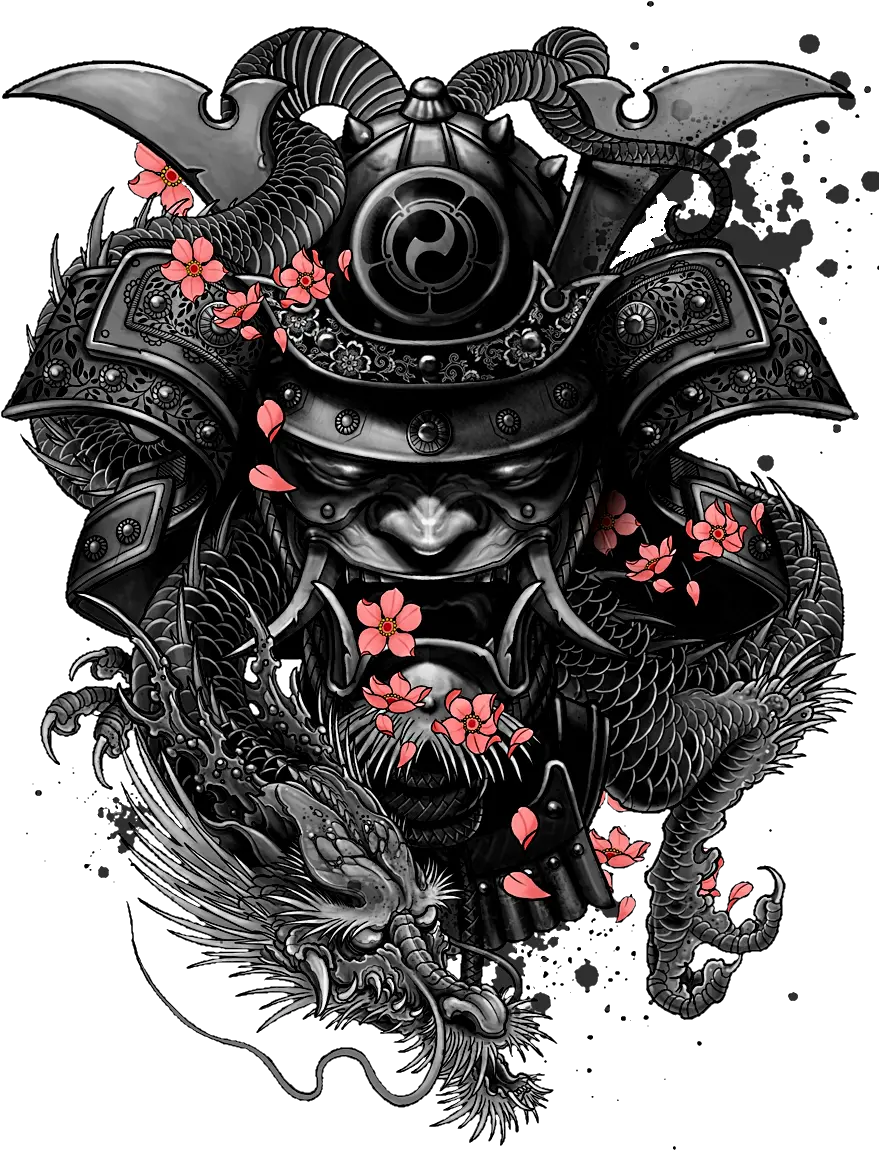 Tattoo Katsumoto Samurai Sleeve Artist Free Transparent Tattoo Samurai Png