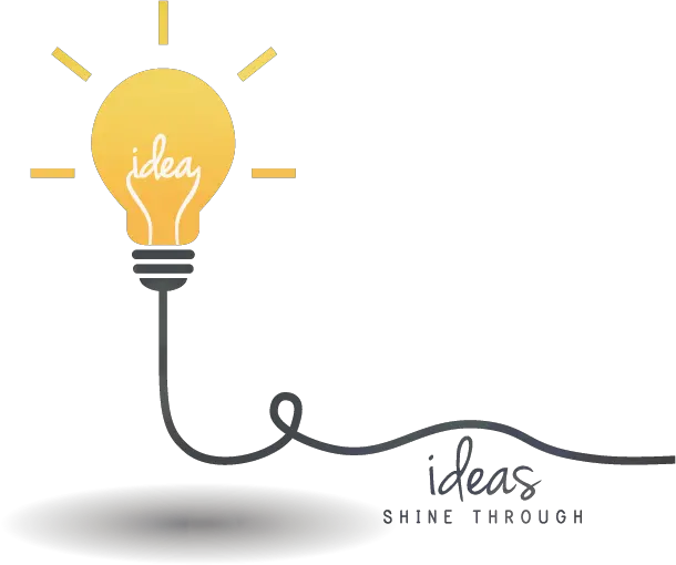 Concept Light Creativity Idea Vector Incandescent Bulb Ideas Clipart Png