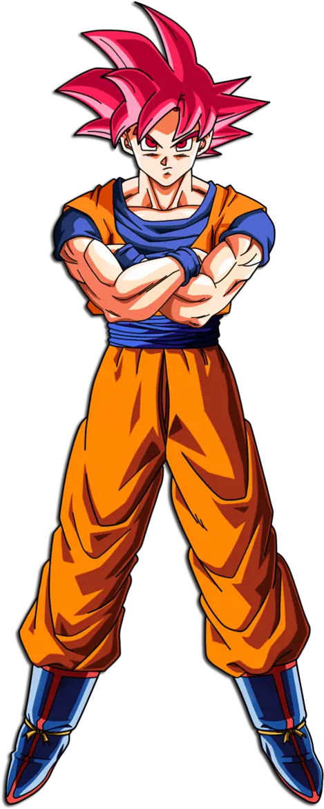Goku Clipart Super Saiyan God Goku Png