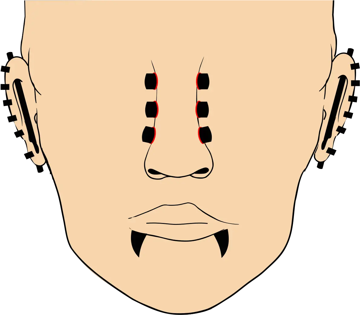 Pain From Naruto Piercing