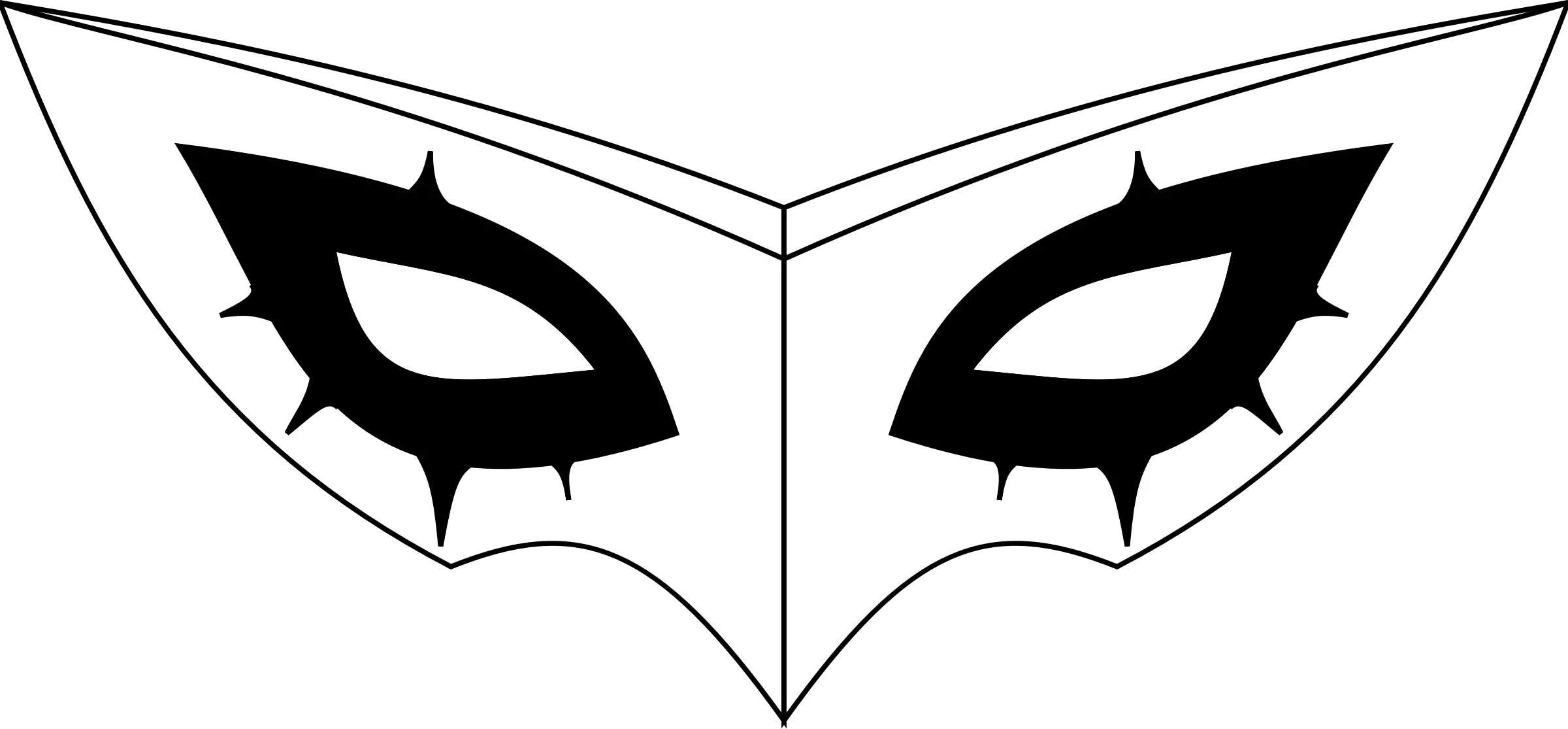 P5 Joker S Mask Clip Arts Art Persona 5 Joker Mask