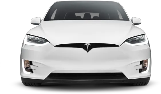 Tesla Model X White Back
