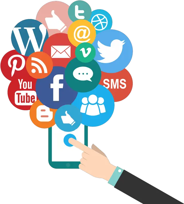 Transparent Social Media Clipart Png Message On Digital Png