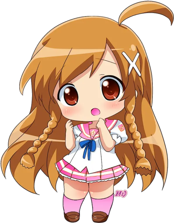Anime Chibi 2 Chibi Anime Girl Png