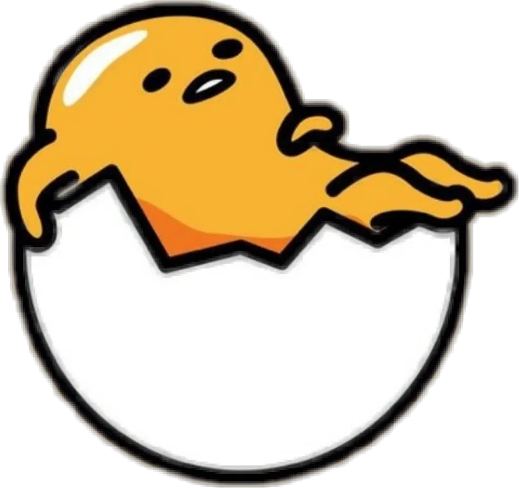 Gudetama Kawaii Clipart
