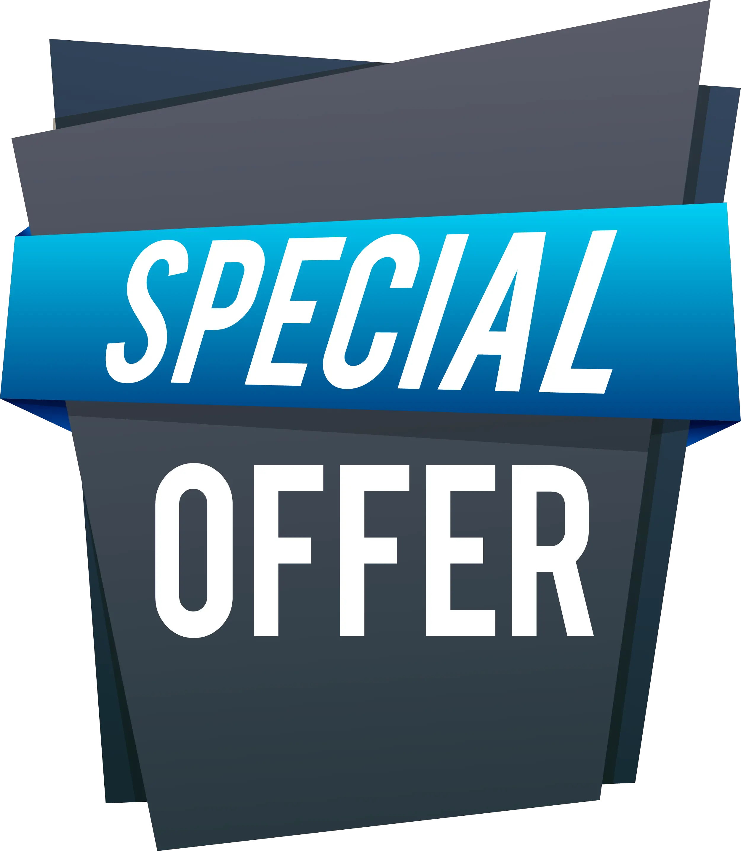 Blue Special Offer Png