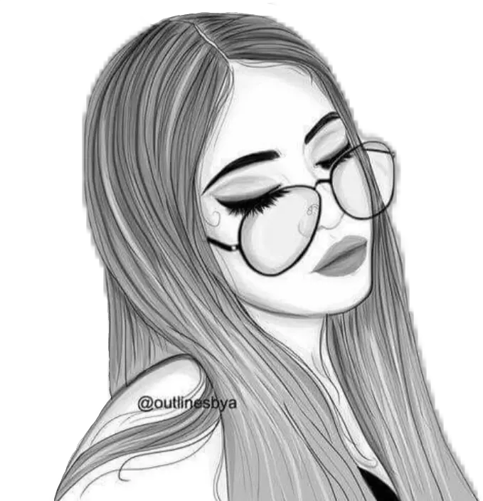 Transparent Chicas Tumblr Png Cool Drawings Of Girls