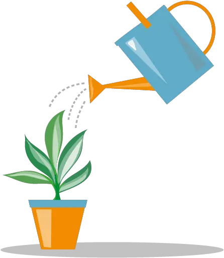 Watering A Plant Png