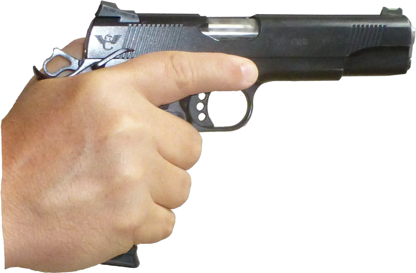 Gun In Hand Png Image Gun In Hand Transparent Background