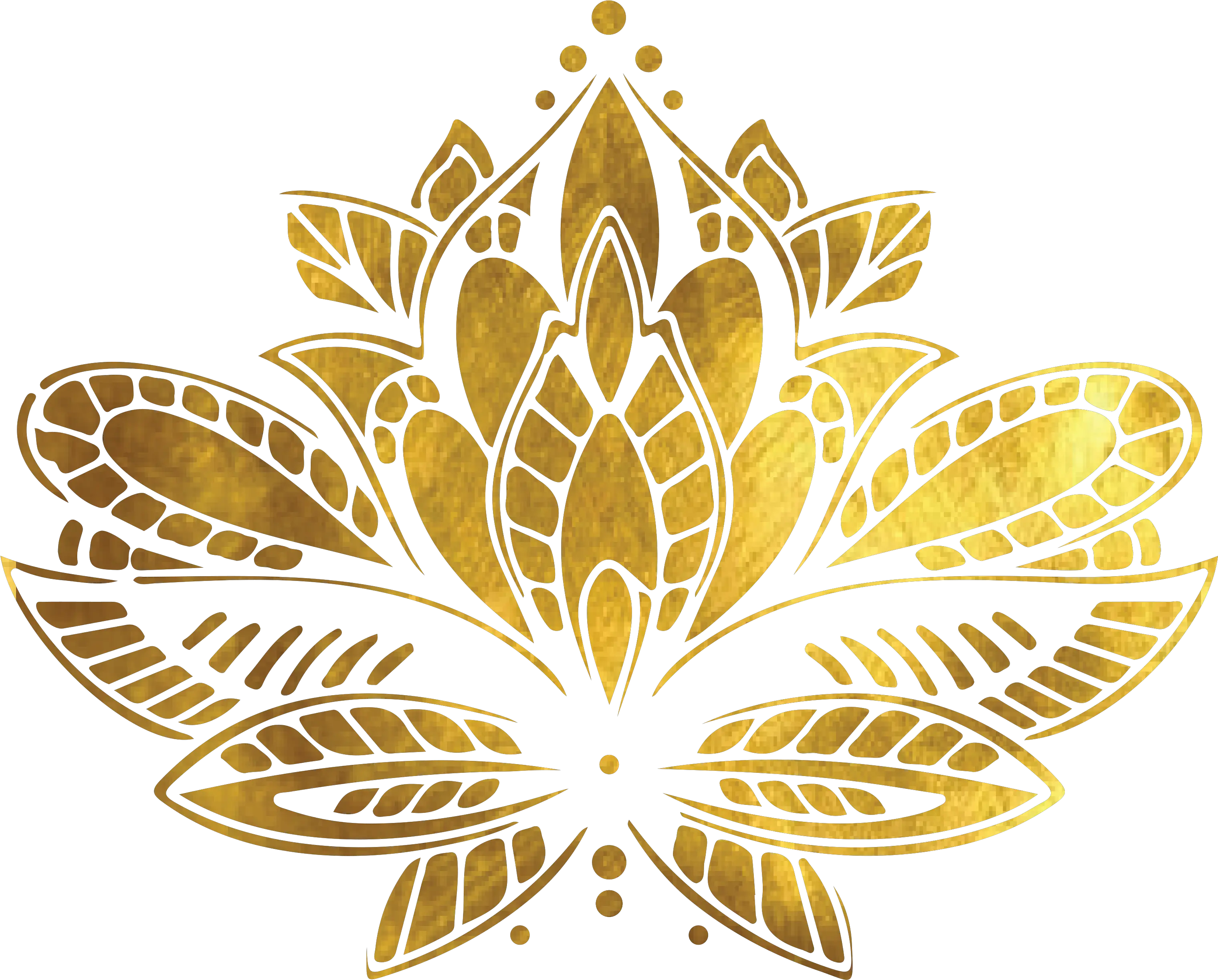 Lotus Flower Logo For Glow Hot Yoga