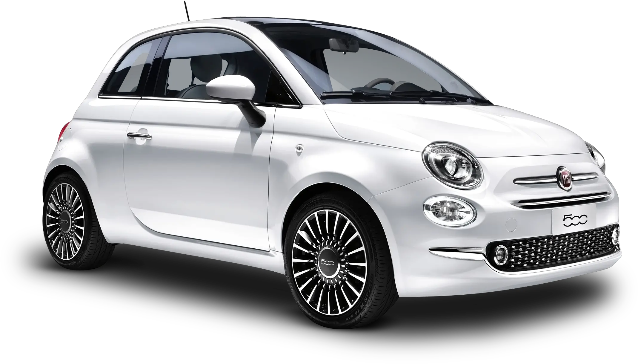 White Fiat 500 Car Png Image Fiat 500 Car Png