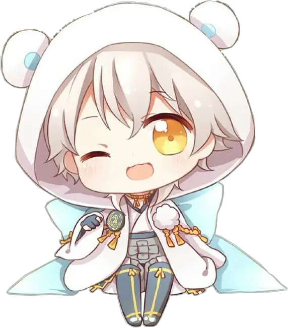 Transparent Anime Cat Ears Png Chibi Anime Girl Cute