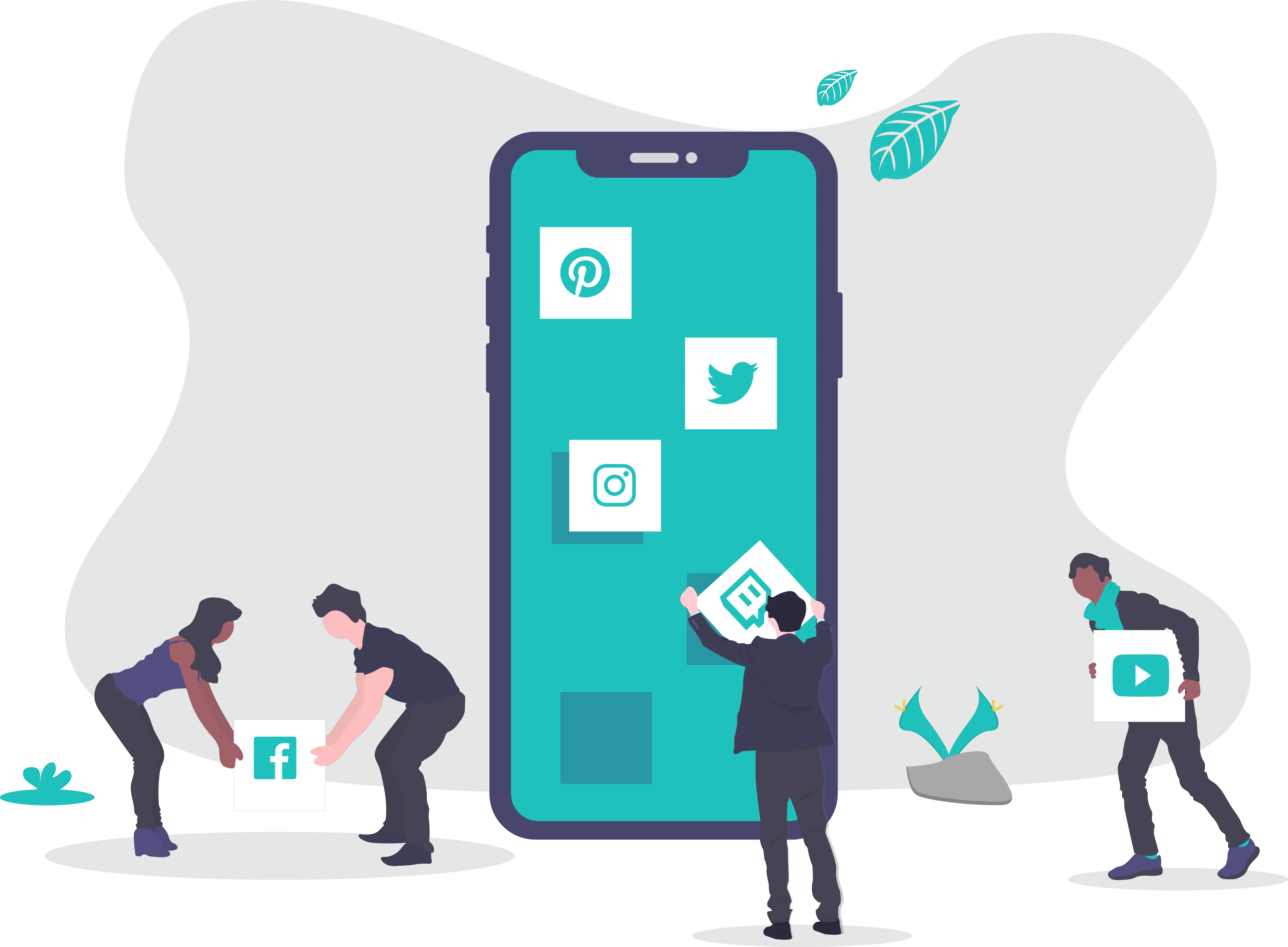 Img Social Media Phone Graphic